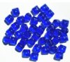 40 7x8mm Transparent Sapphire Pillow Beads
